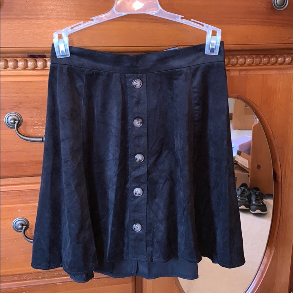 Suede Skirt
